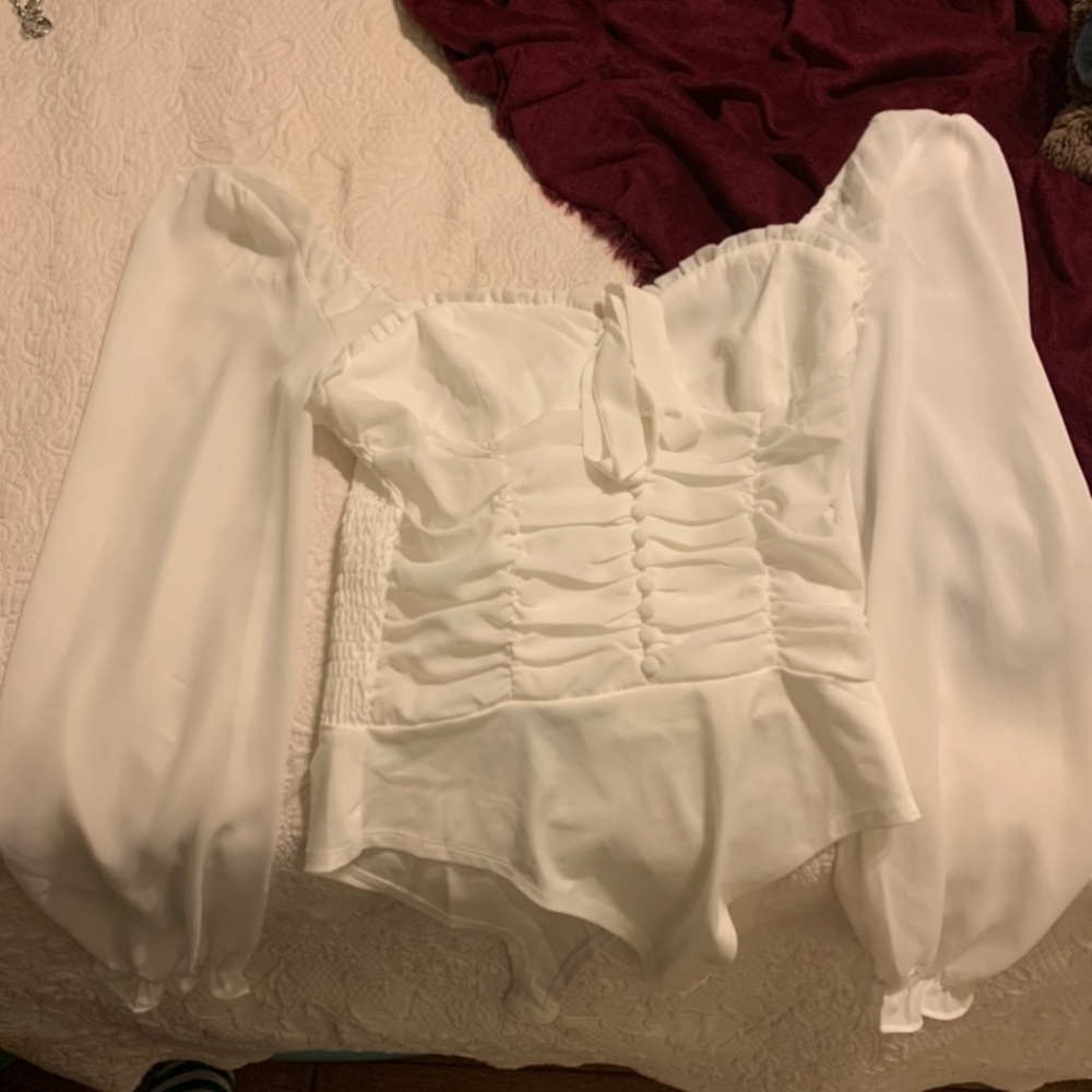 White Bodysuit *NEVER WORN